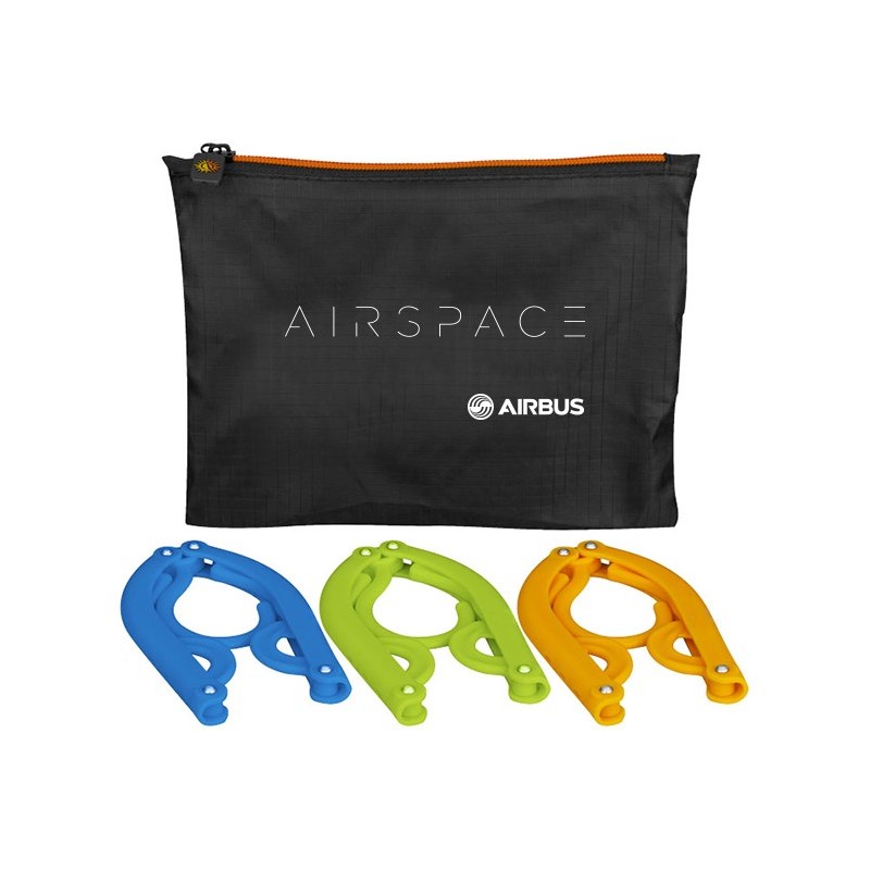 AIRBUS - Conjunto de cabides dobráveis AIR SPACE