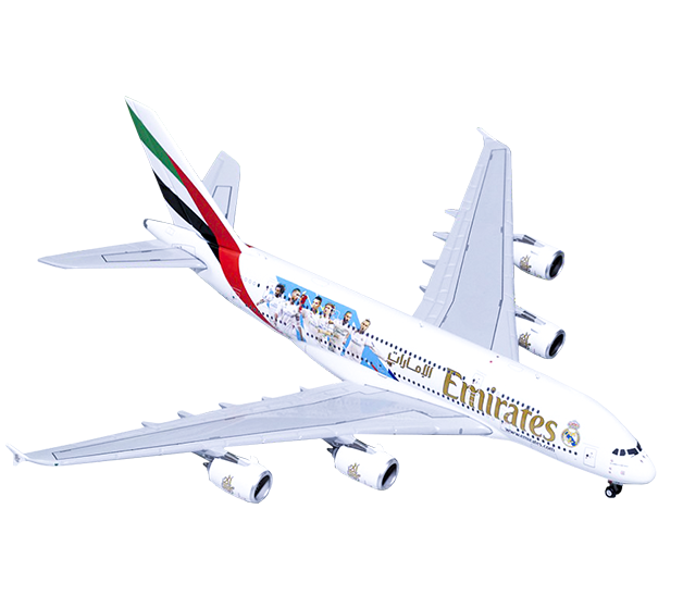Airbus A380 Emirates "Real Madrid" A6-EUG