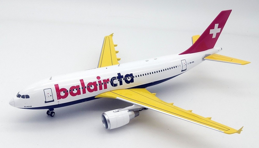 Airbus A310-225 Balair CTA HB-IPN with stand