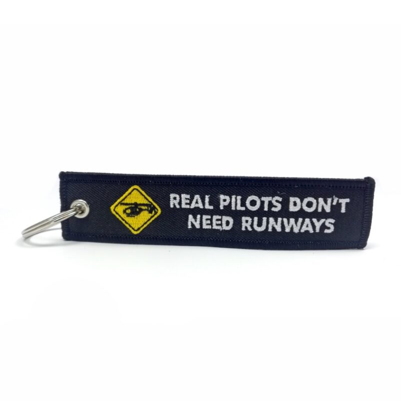 Porta-chaves Helicopter Pilots - Real Pilots dont need runways