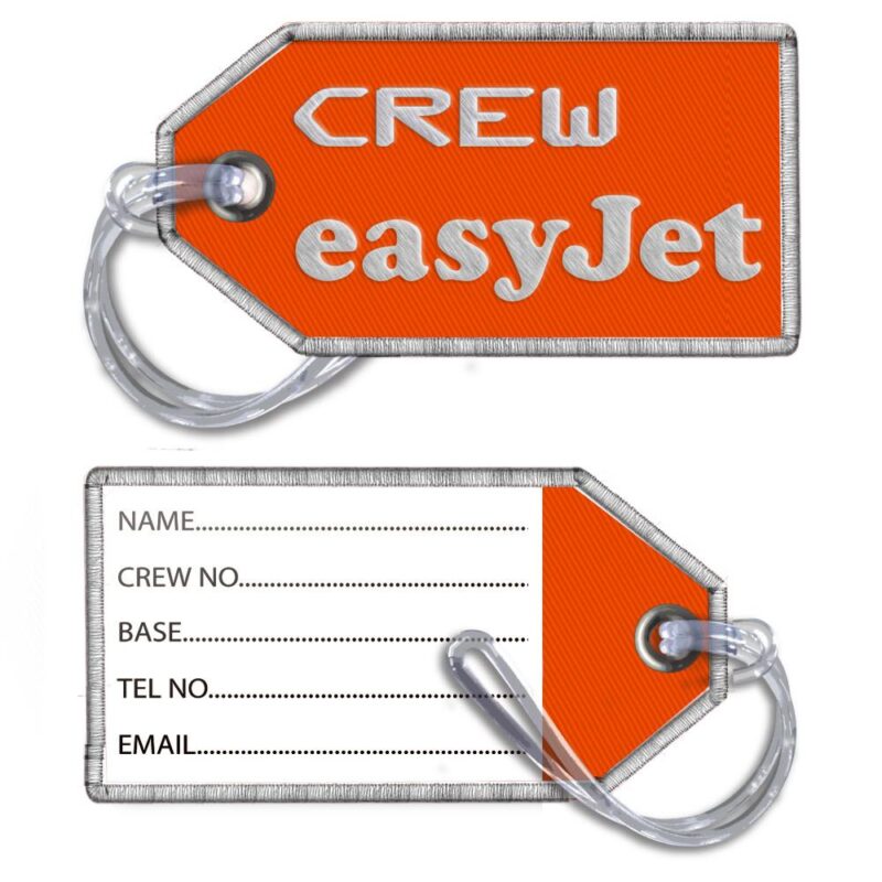 Etiqueta de Bagagem Easyjet Crew (bordado)