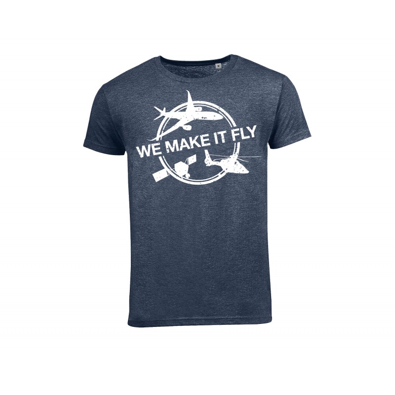 T shirt -Azul Airbus "We Make It Fly"