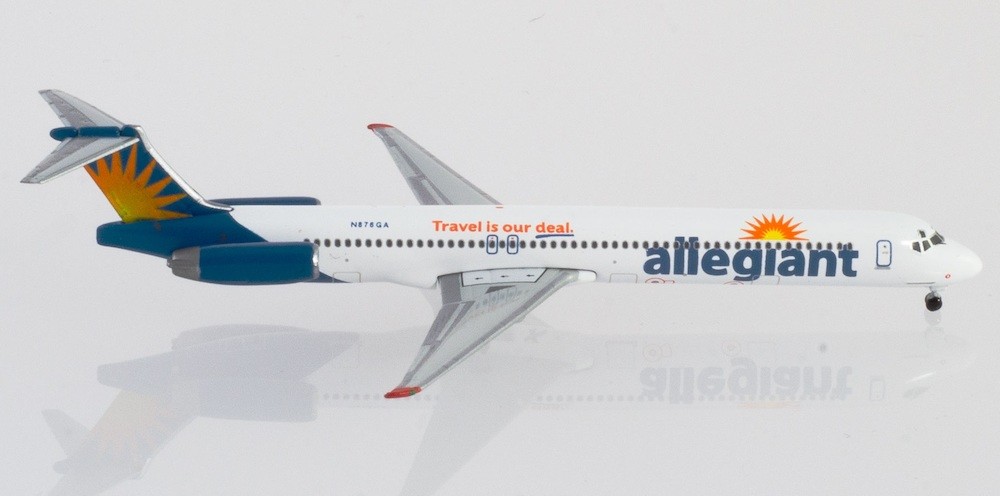 McDonnell Douglas MD83 Allegiant Air N876GA Limited Herpa Wingsclub Edition