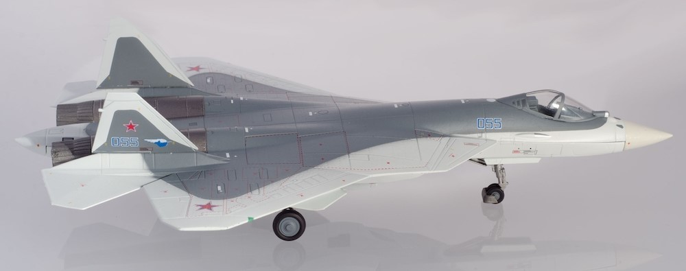 Sukhoi T-50 Stealth Jet Fighter Sukhoi T-50 SU-57 prototype "White Shark" 055