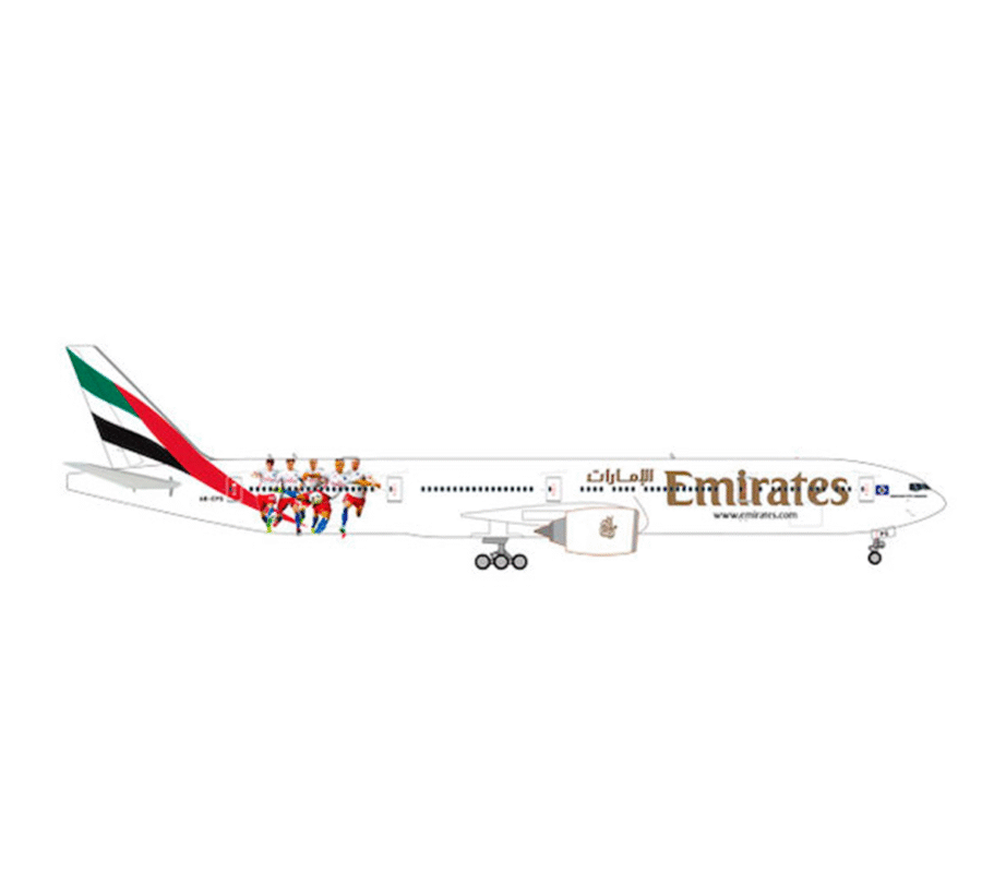 Boeing 777-300ER Emirates "Hamburger SV" A6-EPS