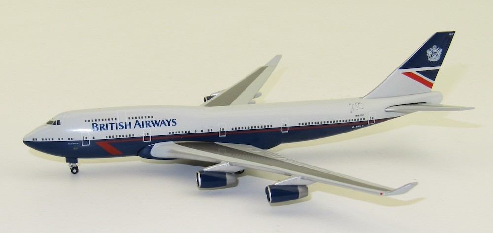 Boeing 747-400 British Airways / Landor "100 year anniversary" G-BNLY