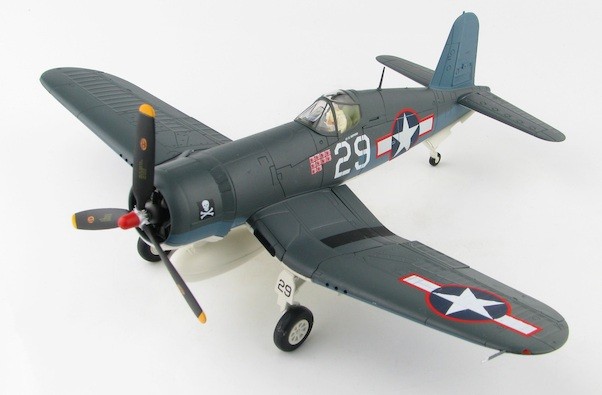McDonnell Douglas F4U-1A Corsair ""White 29"", VF-17, Lt. Ira Kepford, Jan 1944"