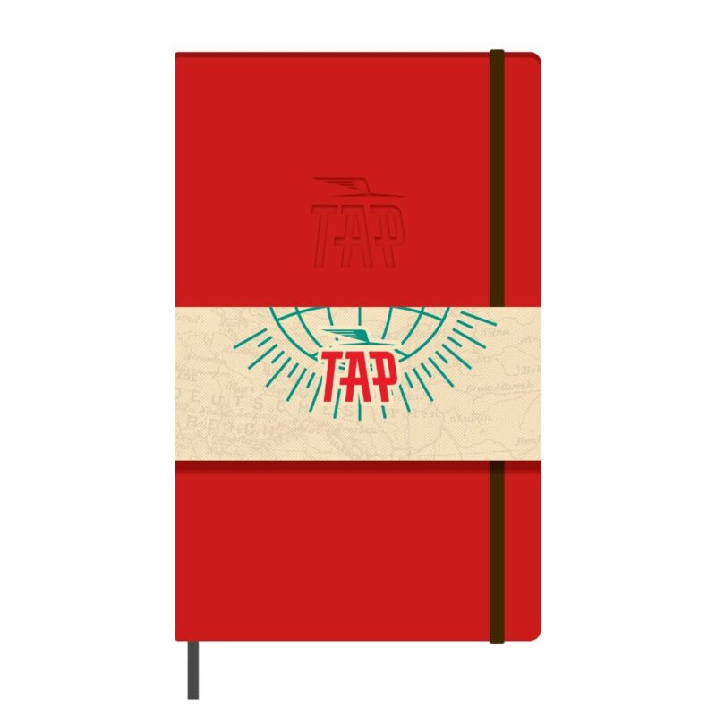 Notebook em Pele com Elástico A5