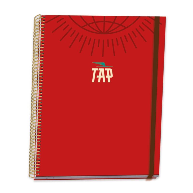Caderno Espiral Capa Dura com Elástico A5