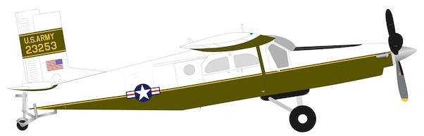 PC6 Pilatus Turboporter UV-20A US Army, "Chiricahua" - Aviation Detachment, Berlin Brigade, Tempelhof 1981 79-235253