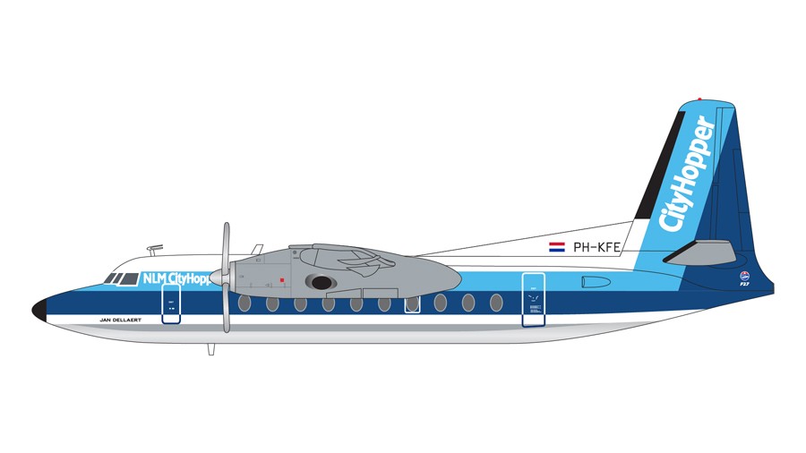 Fokker 27 NLM CityHopper PH-KFE