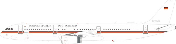 Airbus A321 German Air Force Luftwaffe 1504 With Stand