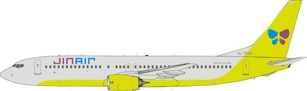 Boeing 737-800 Jin Air HL7559 With Stand