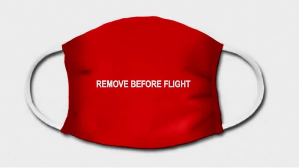 Máscara de Proteção - Remove Before Flight