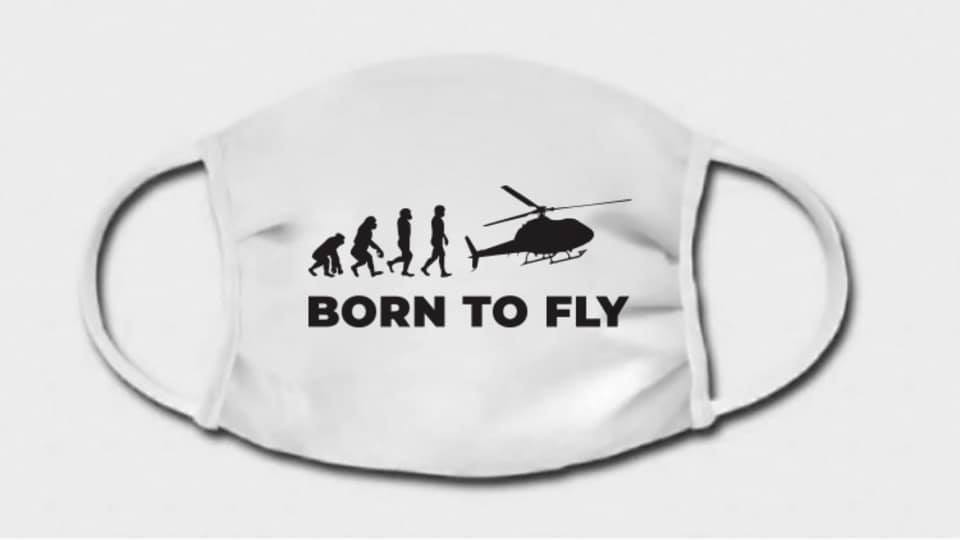 Máscara de Proteção - Born to Fly