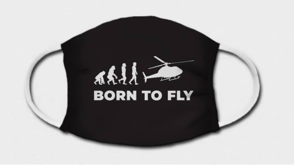 Máscara de Proteção - Born to Fly
