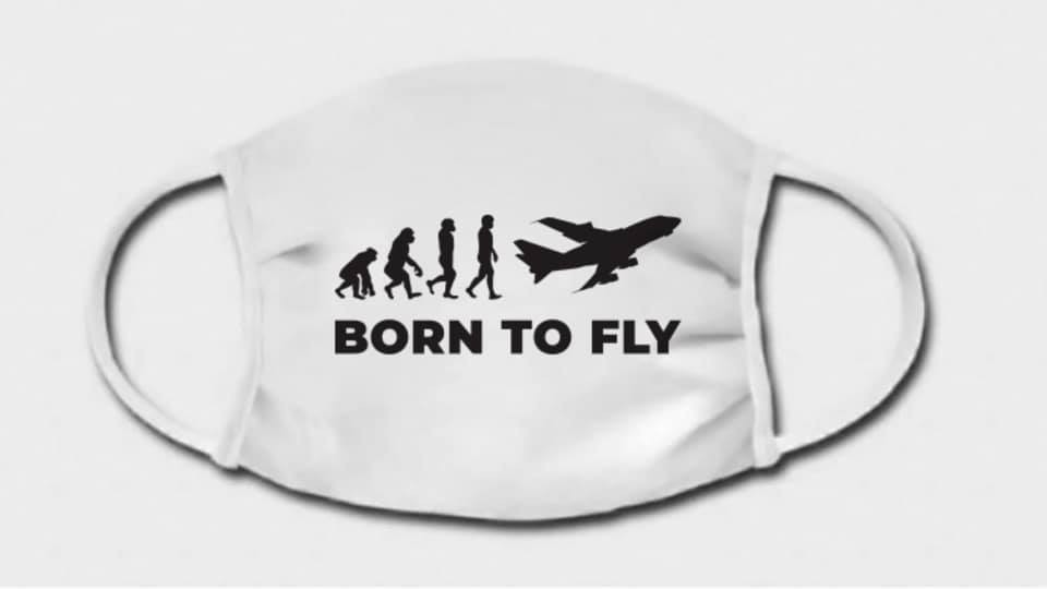Máscara de Proteção - Born to Fly