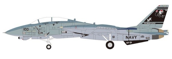 F14D Tomcat U.S.Navy, VF-31 Tomcatters NK100 2002 Santa Cat