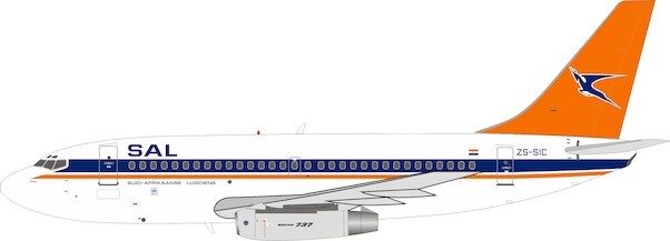 Boeing 737-200 South African Airways ZS-SIC with stand
