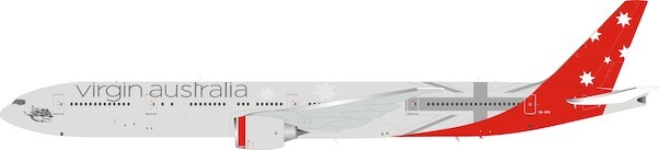 Boeing 777-300ER Virgin Australia Airlines VH-VPE with stand