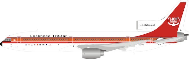 Lockheed L1011 Tristar Lockheed Corporation N1011 with stand and 50th anniversary coin