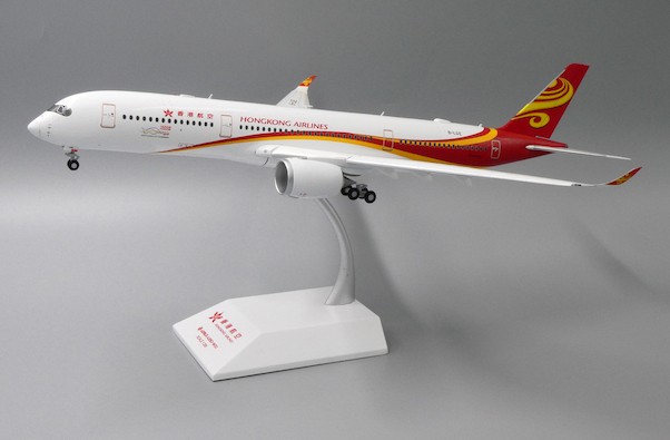 Airbus A350-900 Hong Kong Airlines "Flap Down" Reg: B-LGE With Stand