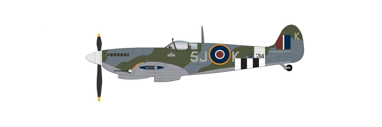 Spitfire Mk.IXc ML214, Sqn. Ldr. Johnny Plagis, 126 Squadron, RAF Harrowbeer Devon, Oct 1944