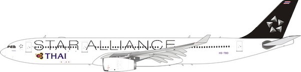 Airbus A330-300 Thai Airways star alliance HS-TBD
