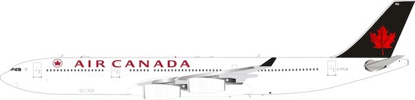 Airbus A340-300 Air Canada C-FYLG with stand