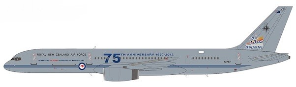 Boeing 757-200 New Zealand Air Force NZ7571 ,75th Anniversary