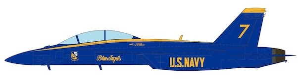 F18F Super Hornet US Navy, Blue Angels 7, 2021