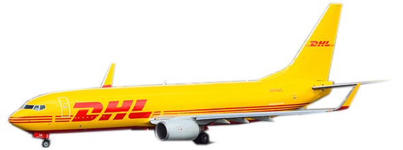Boeing 737-800BDSF DHL / Swift Air N916SC With Stand
