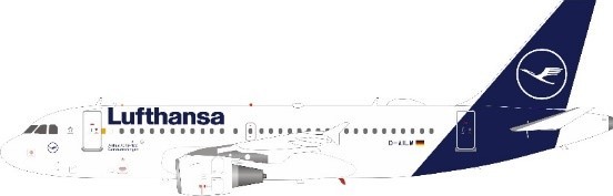 Airbus A319-114 Lufthansa D-AILM With Stand
