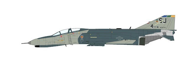 McDonnell Douglas F4E Phantom II 73-1172, 4th TFW Wing CO, 1990