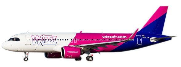 Airbus A320neo Wizz Air HA-LJA With Antenna