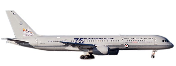 Boeing 757-200 Royal New Zealand Air Force "75th Anniversary" NZ7571 With Antenna