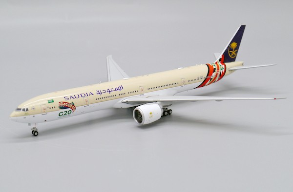 Boeing 777-300ER Saudi Arabian Airlines "G20 Livery" HZ-AK42 With Antenna