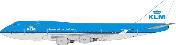 Boeing 747-400 KLM PH-BFK Powered by biofuel