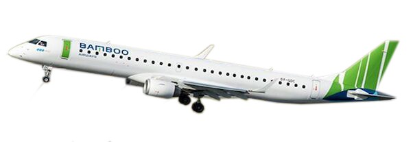 Embraer 190-200LR Bamboo Airways OY-GDC With Stand