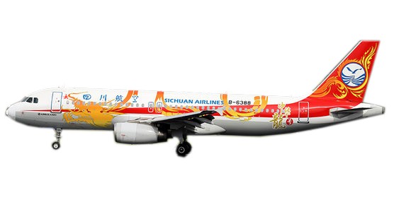 Airbus A320 Sichuan Airlines B-6388 With Stand