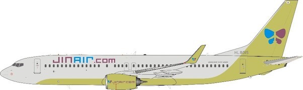 Boeing 737-800 Jin Air HL8015 With Stand