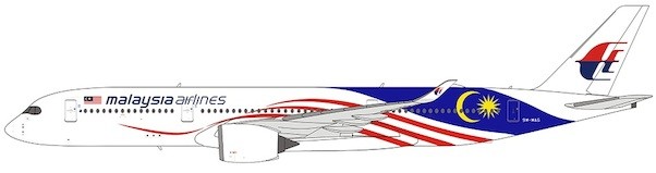 Airbus A350-900 Malaysia Airlines 9M-MAG Malaysia Negaraku c/s