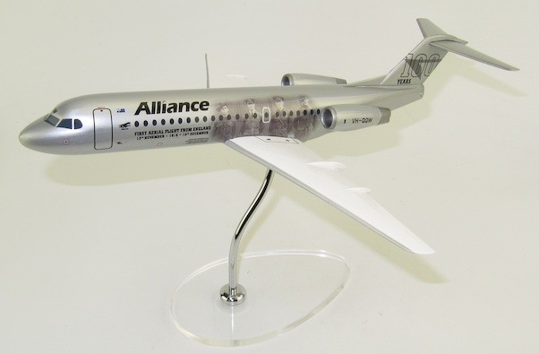 Fokker 70 Alliance Airlines "100th Anniversary of the 1st Aerial Flight England - Australia" VH-QQW