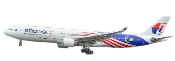 Airbus A330-300 Malaysia Airlines "Oneworld" 9M-MTE