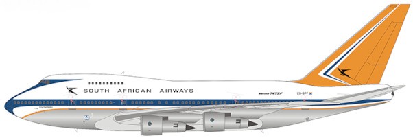 Boeing 747SP South African Airways "delivery livery 1970s" ZS-SPF