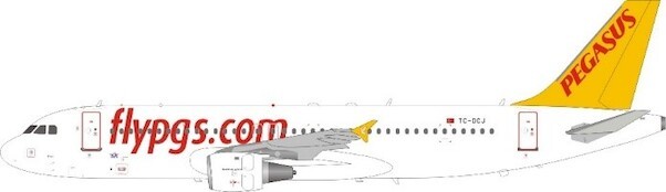 Airbus A320-200 Pegasus Airlines TC-DCJ With Stand