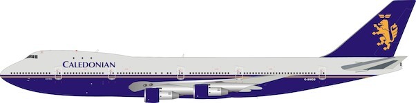 Boeing 747-200 Caledonian Airways G-BMGS With Stand