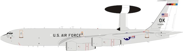 E3B Awacs Sentry USAF, US Air Force 552ACW With Stand