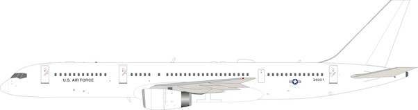 Boeing 757-200 C-32B USAF US Air Force 02-5001 with stand