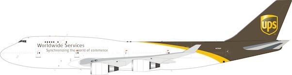 Boeing 747-400F UPS N578UP With Stand